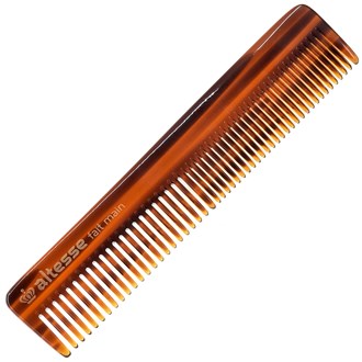 Altesse 11043 Fine Tooth Comb Pocket Comb Tortoiseshell Hair Styling Comb (5.5