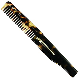 Giorgio G20 Men's Tokyo Folding Pocket Comb Hair, Mustache and Beard