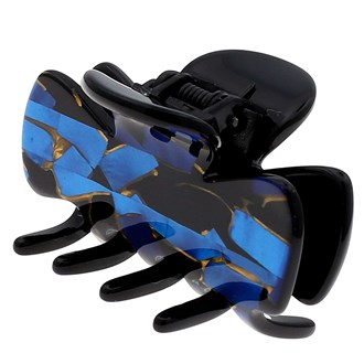 Camila Paris CP2440 Handmade Blue Women's French Hair Clip Claw