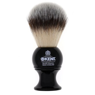 Kent BLK4S Shaving Brush Travel Small Size Synthetic Bristles