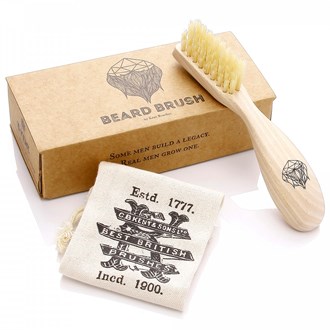 Kent BRD2 Boar Bristle Beard Brush for Men 