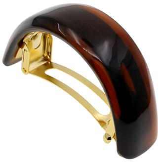 Camila Paris CP2376 Classic Volume Tortoise Shell French Hair Barrette Ponytail