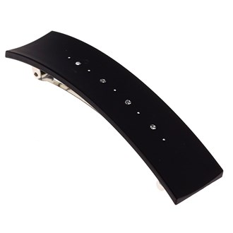 Camila Paris CP2652 Large Black French Hair Barrette Rectangular