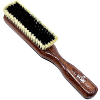 Kent CP6 Clothes Brush for Cashmere Care. Black / White Pure Bristles