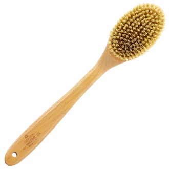 Kent FD10 Long Handle Shower Bath Body Brush Skin Exfoliate & Massage