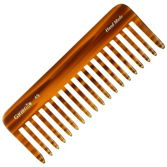 Giorgio G49 Large Hair Detangle Comb, Wide Tooth for Curly Wavy Hair