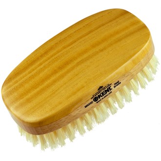 Kent MS23D Men's Club Hair Brush Soft  White Bristle. Sensitive Scalps